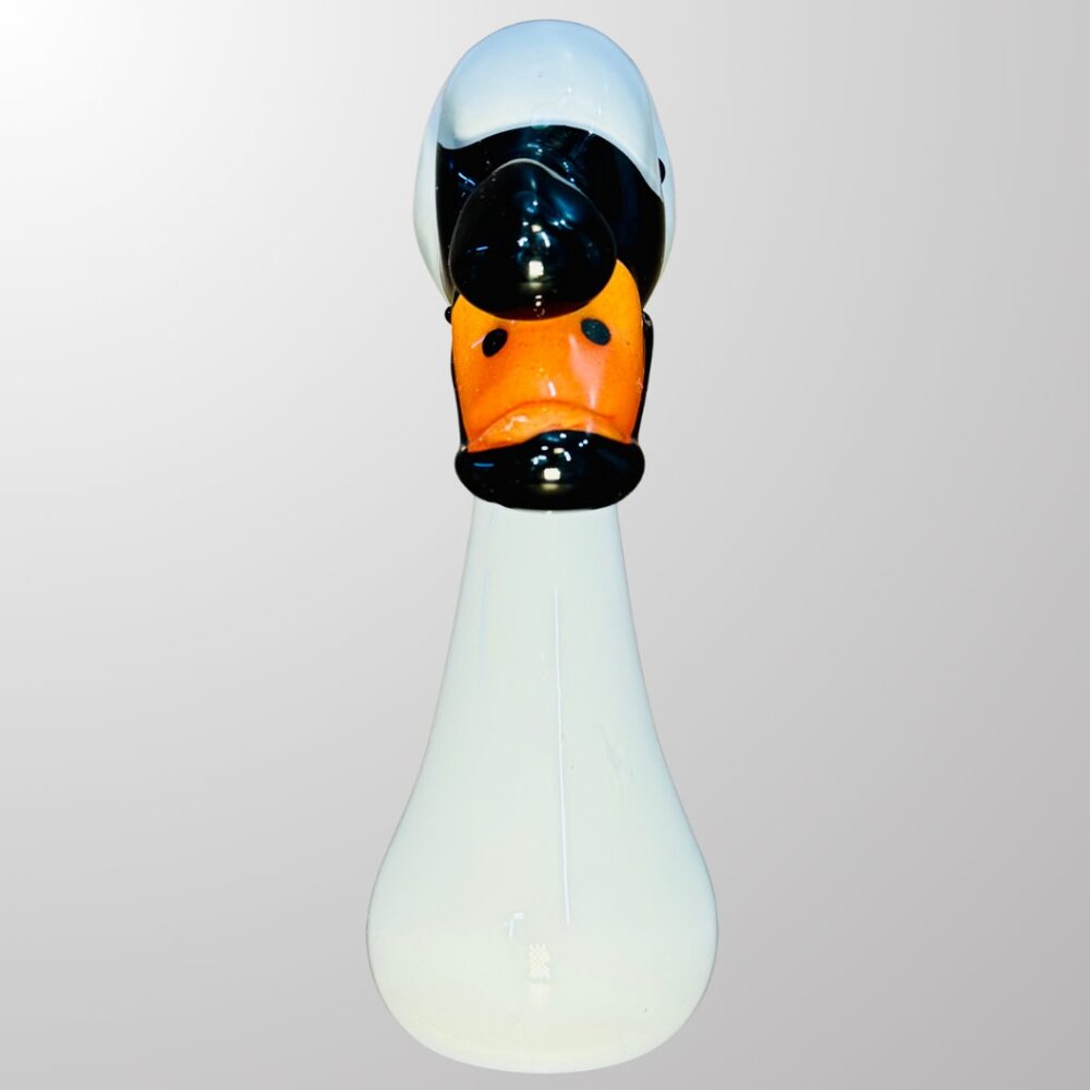 Langham Glass England Hand Painted Swan - Picture 10 of 13